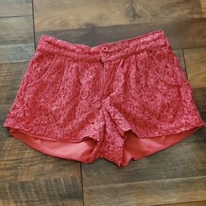 Lace shorts